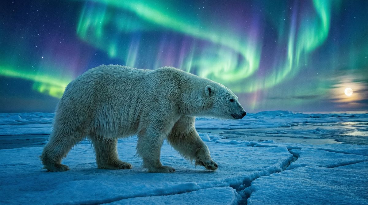 猎奇北极熊视频